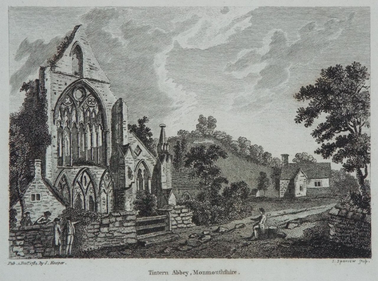 Print - Tintern Abbey, Monmouthshire. - 